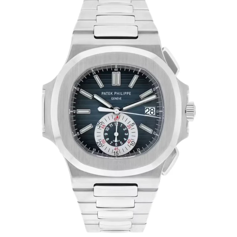 Patek Philippe Nautilus Gradient Blue Dial Steel Bracelet Box/Papers Replica
