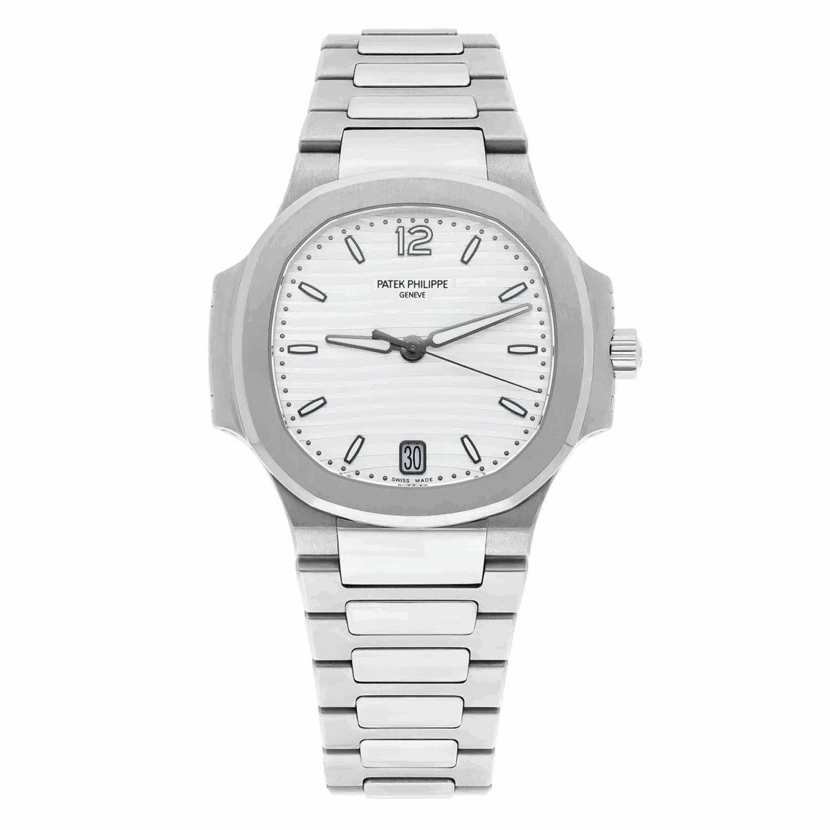 Patek Philippe Nautilus Ladies Stainless Steel Watch Complete Replica