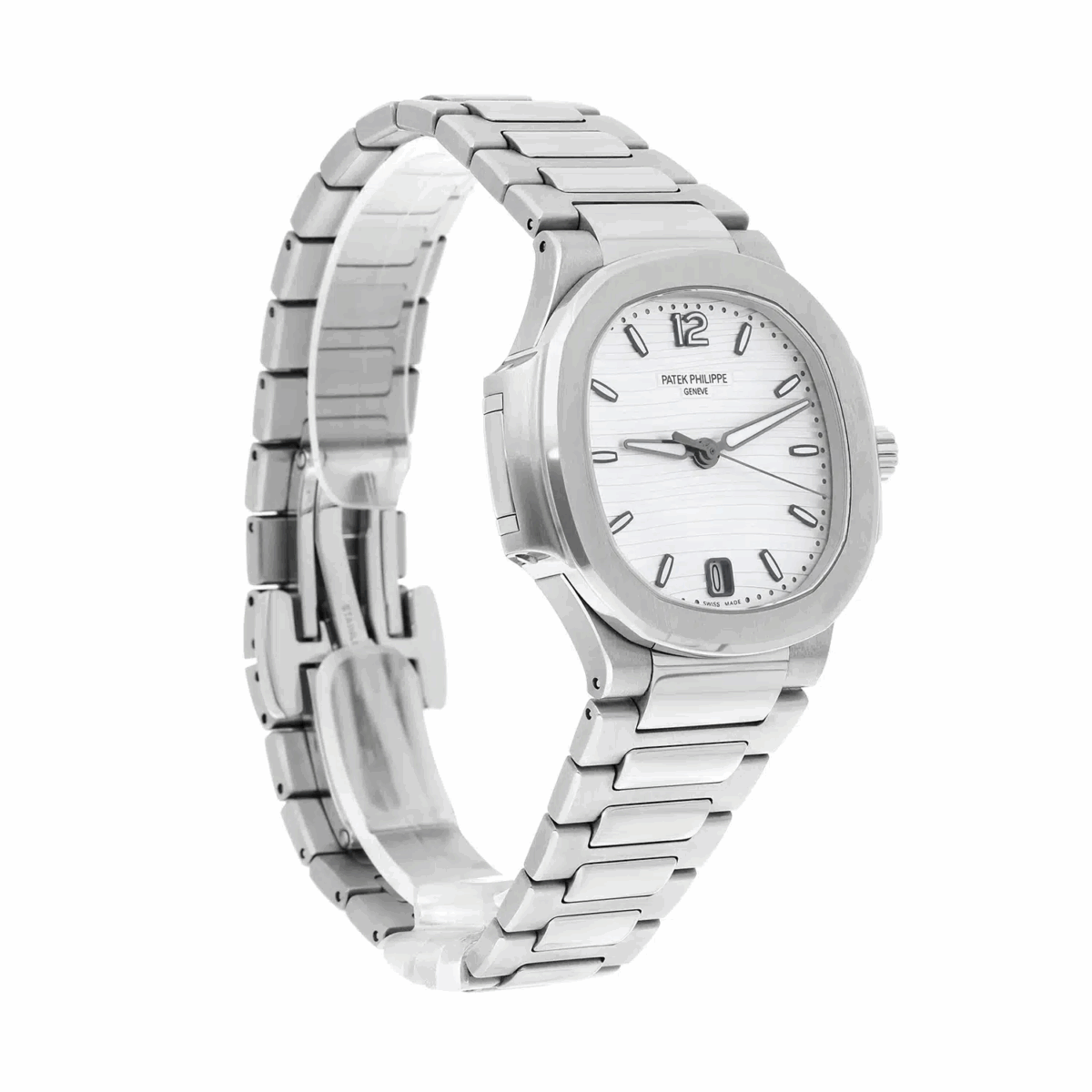 Patek Philippe Nautilus Ladies Stainless Steel Watch Complete Replica