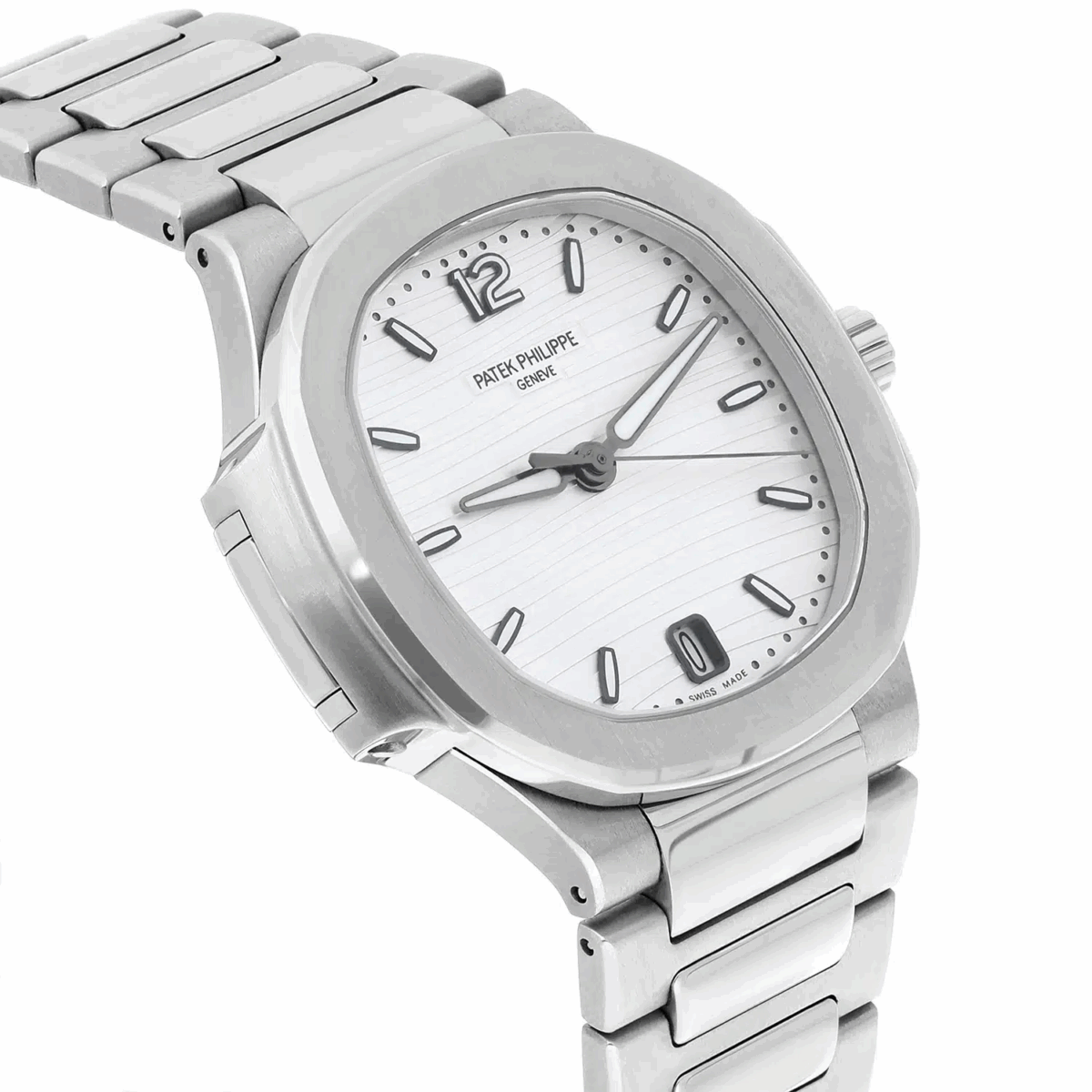 Patek Philippe Nautilus Ladies Stainless Steel Watch Complete Replica