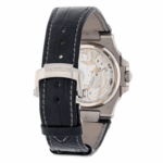 Patek Philippe Nautilus Moon phase White Gold Mens Watch Grey Dial Replica
