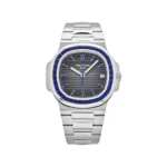 Patek Philippe Nautilus Platinum Blue Sapphire Replica