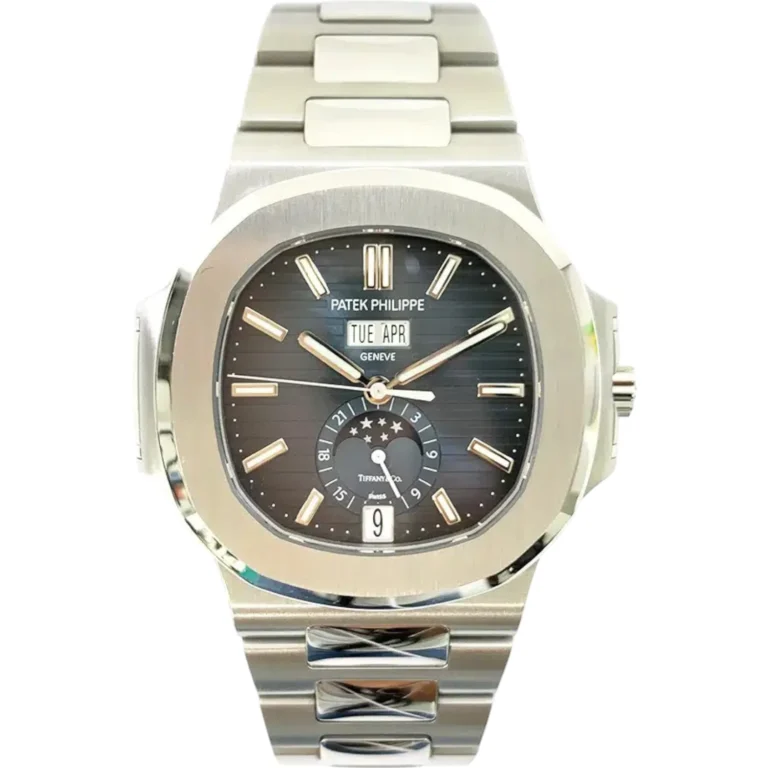 Patek Philippe Nautilus Stainless Steel Men’s Watch Blue Dial Replica