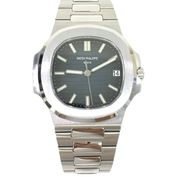 Patek Philippe Nautilus Stainless Steel Watch Blue Dial Replica