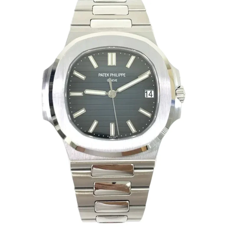 Patek Philippe Nautilus Stainless Steel Watch Blue Dial Replica