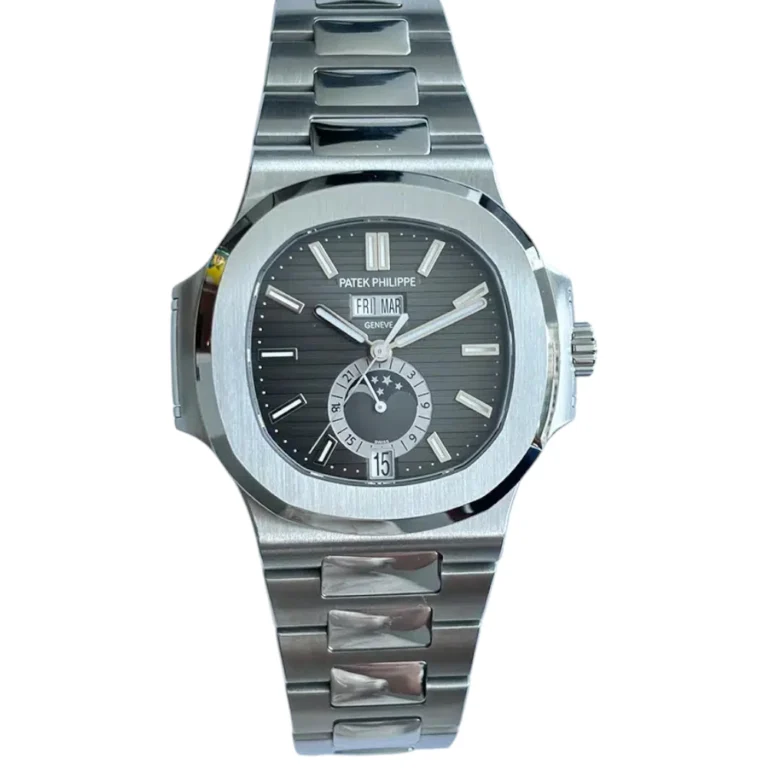 Patek Philippe Nautilus Stainless Steel Watch Grey Dial MINT Replica