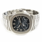 Patek Philippe Nautilus Steel Blue Dial Full Set Watch Replica