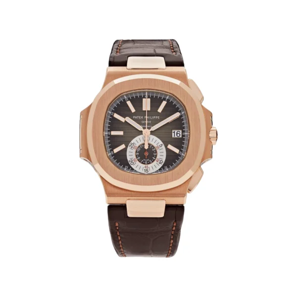 Patek Philippe Nautilus Tiffany & Co Chronograph Date Rose Gold Replica