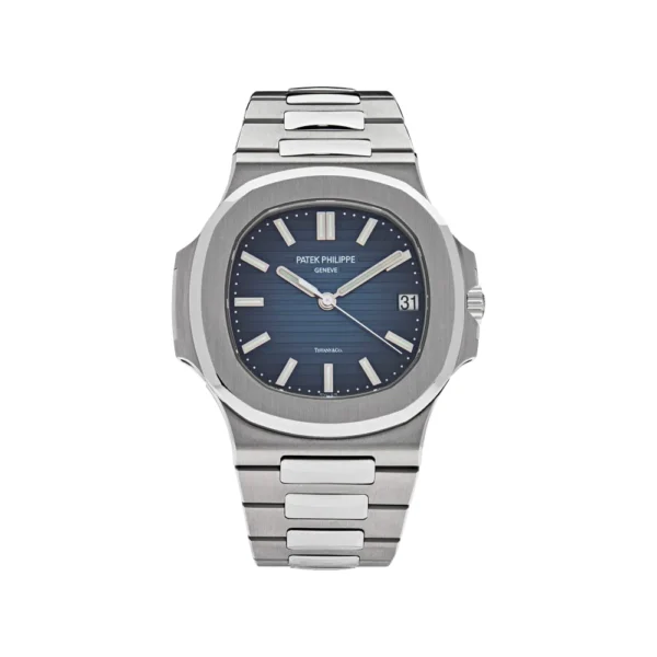 Patek Philippe Nautilus Tiffany & Co. Stainless Steel Blue Dial Replica
