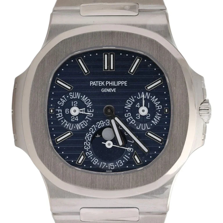 Patek Philippe Nautilus Ultra-thin Self-winding 18K White Gold Watch Replica