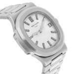 Patek Philippe Nautilus Watch 40MM White Index Hour Markers Dial Stainless Steel Replica