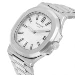 Patek Philippe Nautilus Watch 40MM White Index Hour Markers Dial Stainless Steel Replica