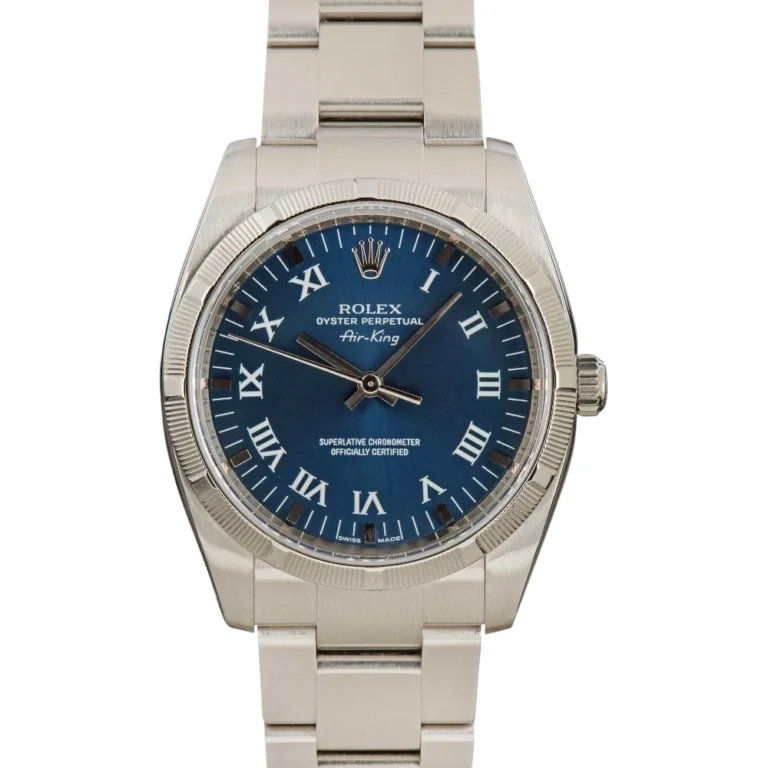 Rolex Air King 114210 Blue Dial Replica
