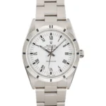 Rolex Air-King 14010 White Roman Dial Replica