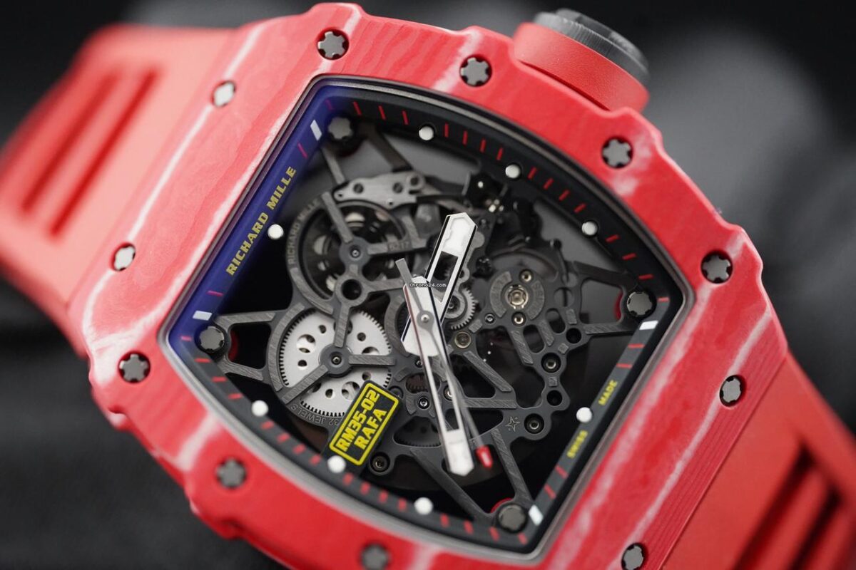 Richard Mille RM 035 35-02 Rafael Nadal Red NTPT Full Kit  Replica