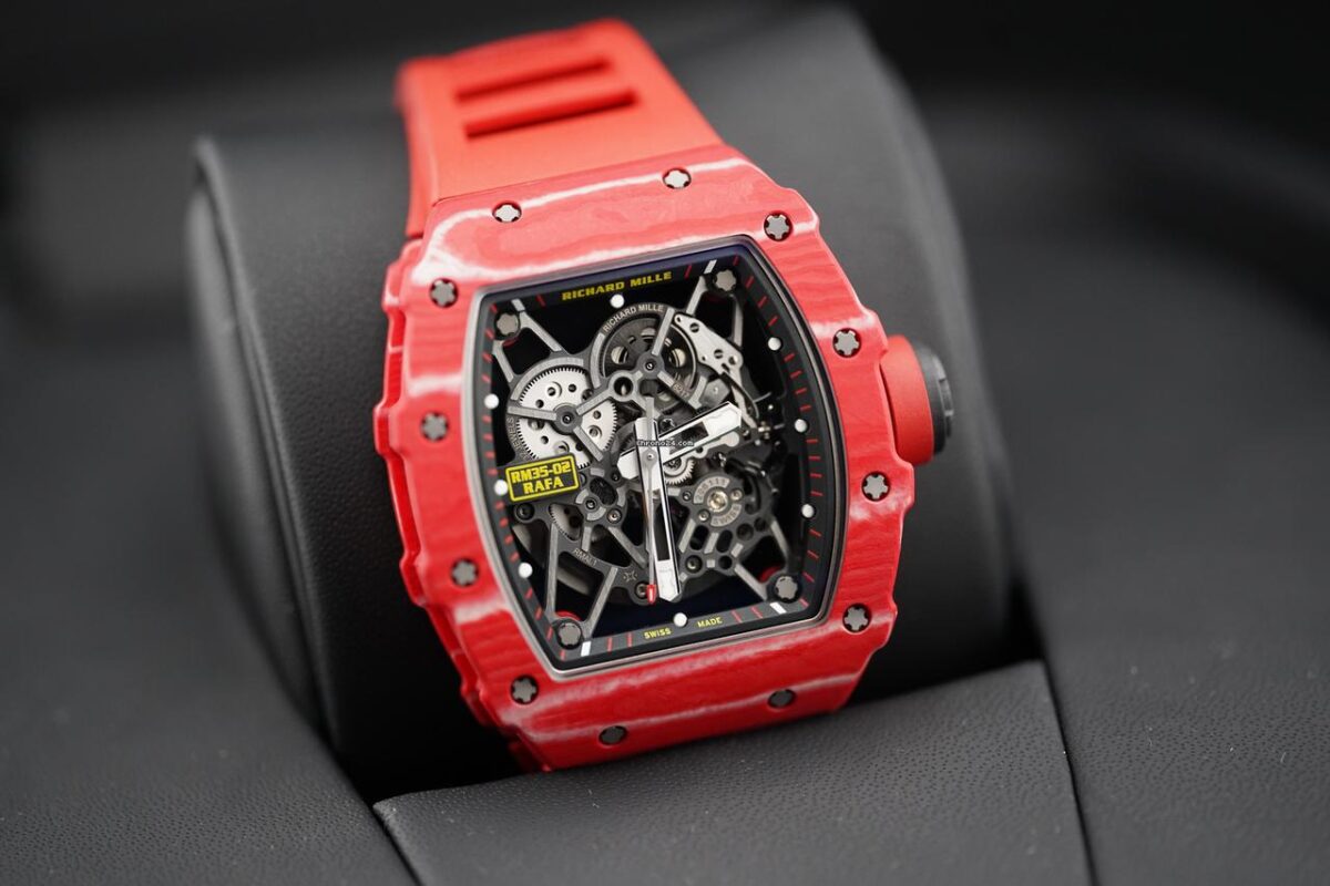 Richard Mille RM 035 35-02 Rafael Nadal Red NTPT Full Kit  Replica