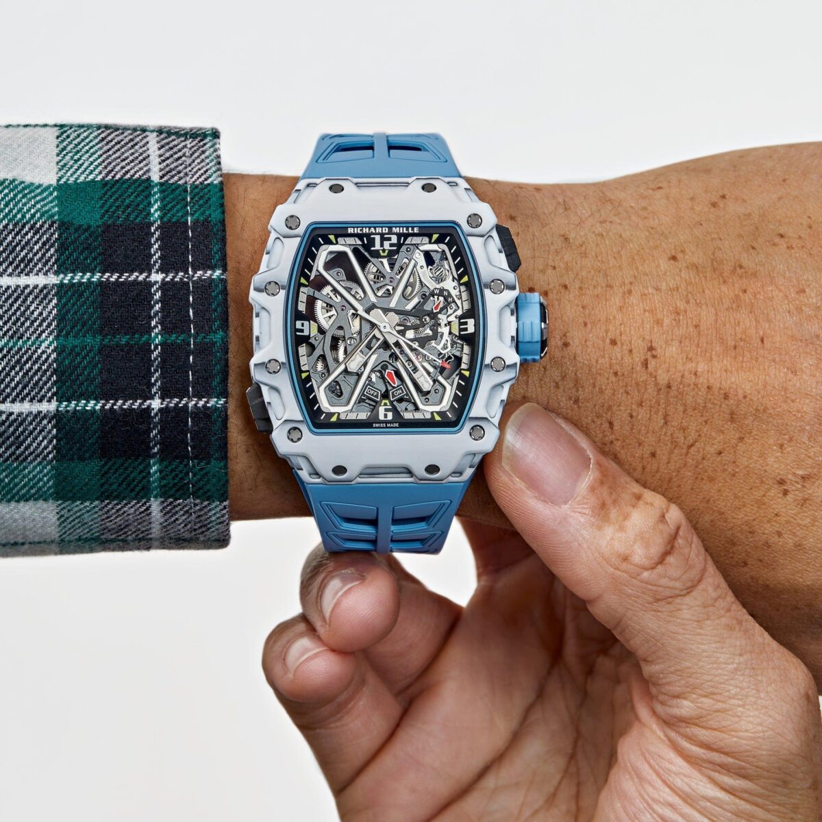 Richard Mille RM 035 35-03 Rafael Nadal White Quartz TPT Replica