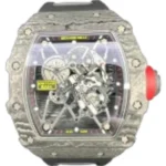 Richard Mille RM 035 Rafael Nadal Black NTPT Carbon TPT Red Crown Replica