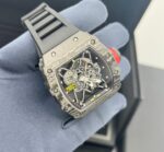 Richard Mille RM 035 Rafael Nadal Black NTPT Carbon TPT Red Crown Replica