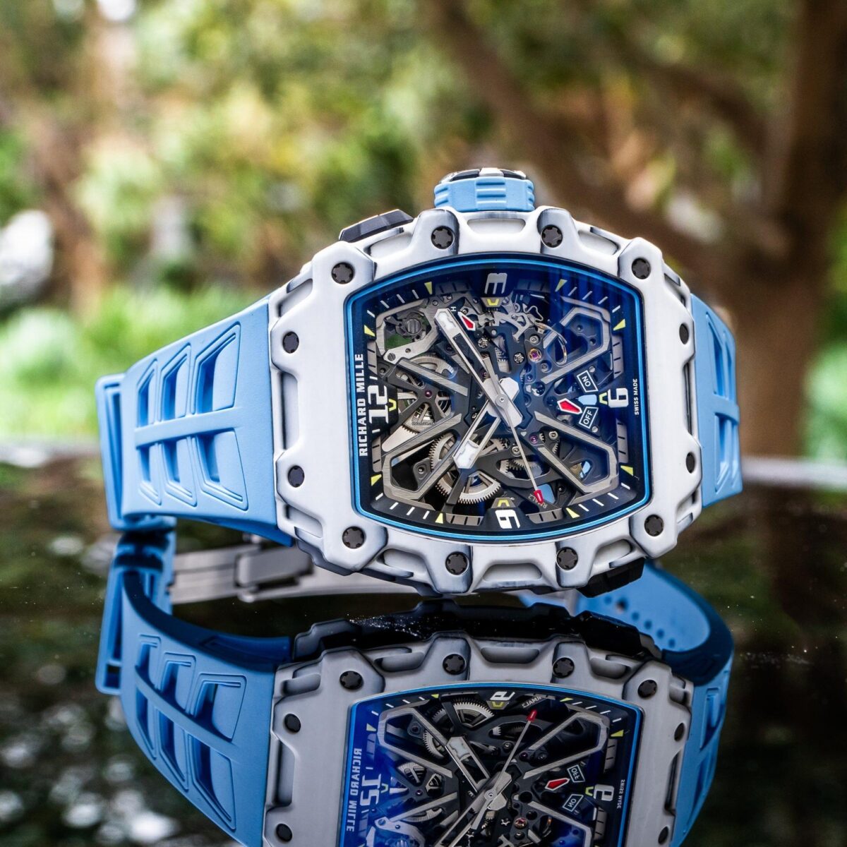 Richard Mille RM 035 UnwornRafa Nadal White Carbon / Quartz TPT Replica