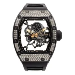 Richard Mille RM 055 Bubba Watson Carbon TPT Rose Gold Diamond Replica