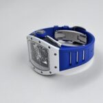 Richard Mille RM 055 Bubba Watson Japan Edition White Ceramic Titanium Blue Replica