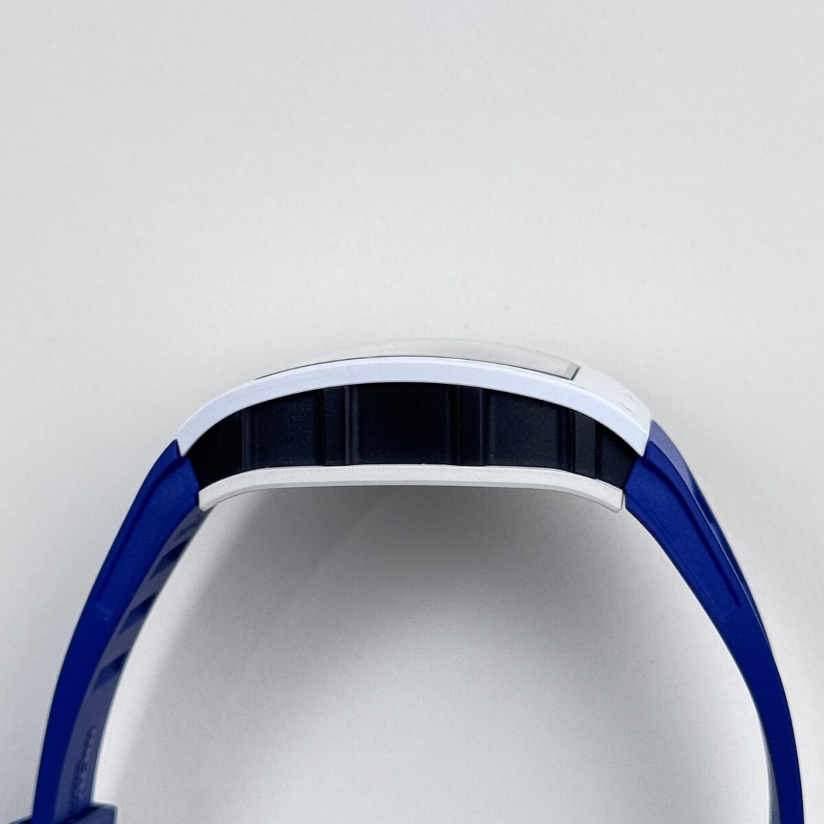 Richard Mille RM 055 Bubba Watson Japan Edition White Ceramic Titanium Blue Replica