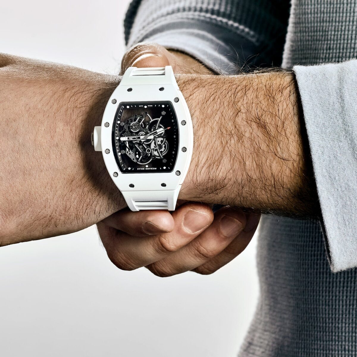 Richard Mille RM 055 Bubba Watson White Ceramic Replica