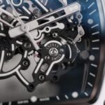 Richard Mille RM 055 Bubba Watson White Ceramic Skeleton Rubber 49.8mm Replica