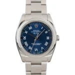 Rolex Air King 114200 Blue Roman Dial Replica