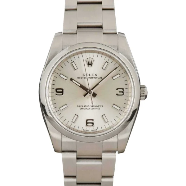 Rolex Air-King 114200 Silver Dial Replica