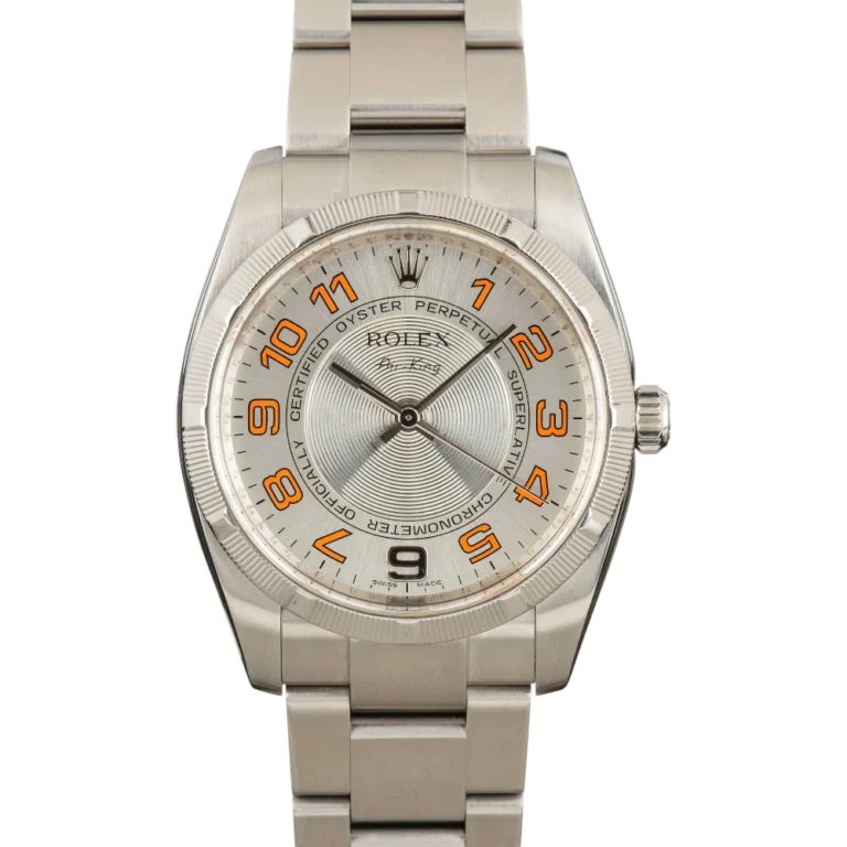 Rolex Air-King 114210 Silver Concentric Dial Replica