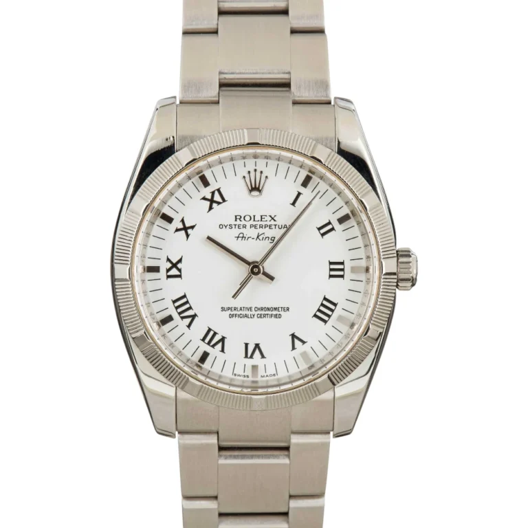 Rolex Air-King 114210 White Dial Replica