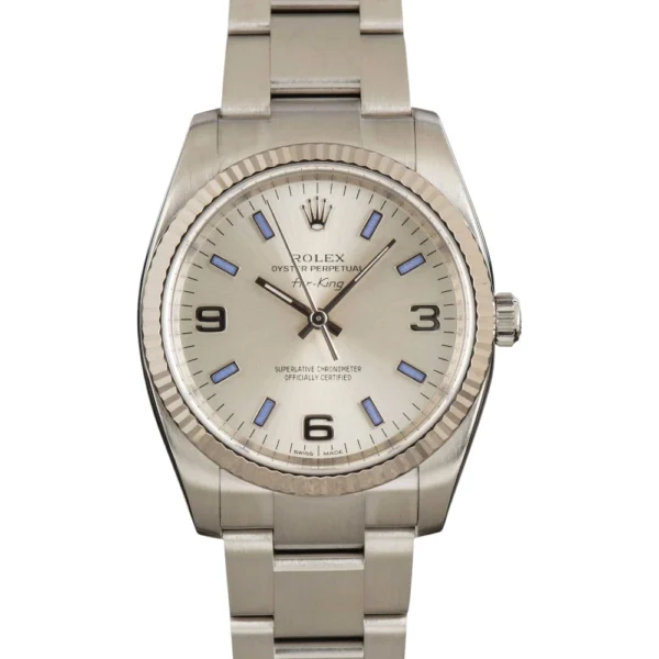 Rolex Air-King 114234 Silver Dial Replica