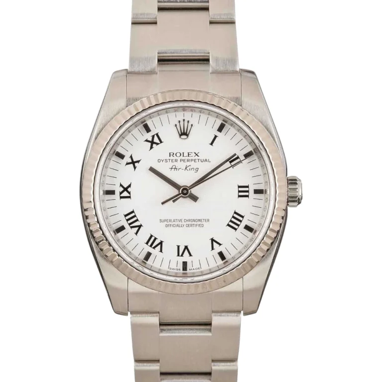 Rolex Air-King 114234 White Gold Replica