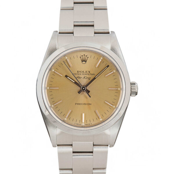 Rolex Air-King 14000 Champagne Index Dial Replica
