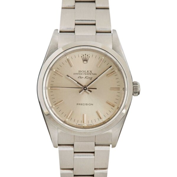Rolex Air King 14000 Silver Dial Replica