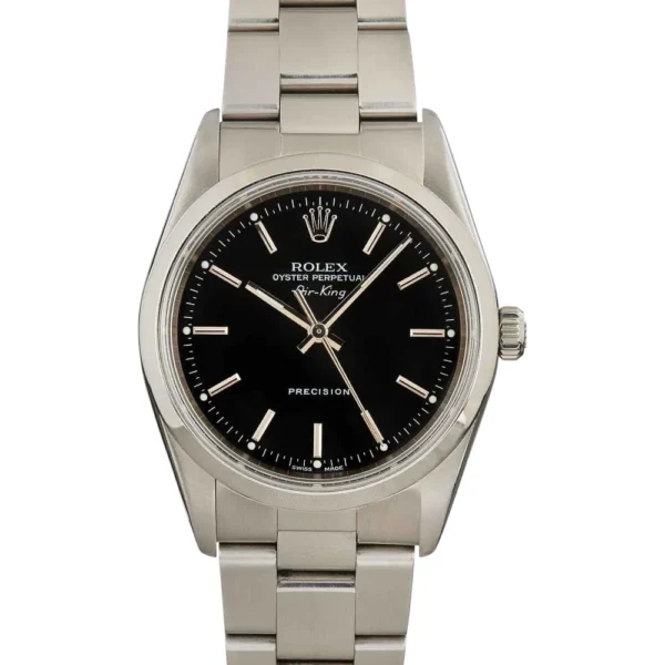 Rolex Air King 14000M Black Index Dial Replica