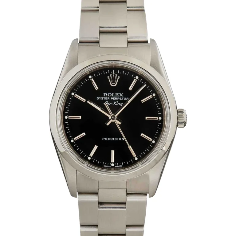 Rolex Air King 14000M Black Index Dial Replica