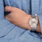 Rolex Air King 14000M Silver Steel Dial Replica