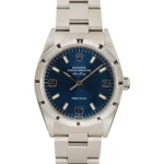 Rolex Air-King 14010 Blue Arabic Replica
