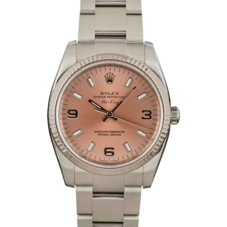 Rolex Air-King Steel 114234 Salmon Dial Replica
