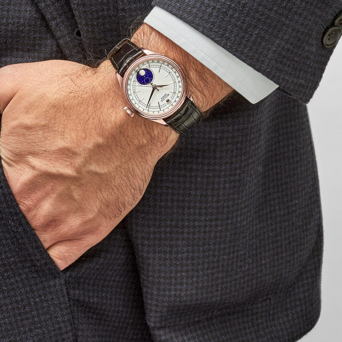 Rolex Cellini 4142 18k White Gold Replica