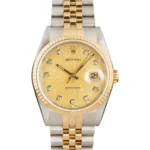 Rolex Datejust 16233 Champagne Jubilee Dial Replica