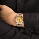Rolex Datejust 16233 Champagne Roman Dial Replica