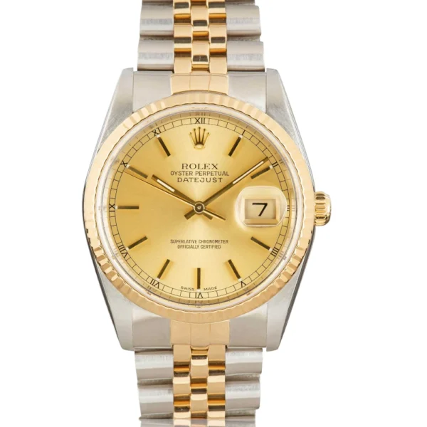 Rolex Datejust 16233 Stainless Steel & Yellow Gold Replica