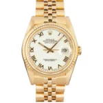 Rolex Datejust 16238 White Roman Dial Replica