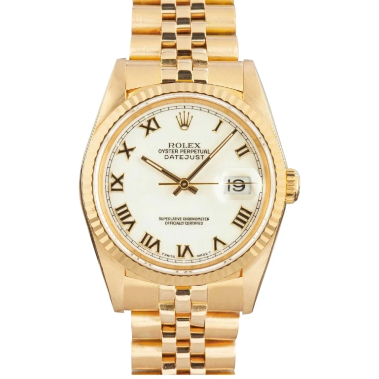 Rolex Datejust 16238 White Roman Dial Replica