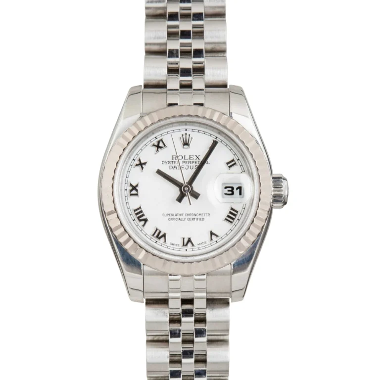 Rolex Datejust 179174 White Roman Dial Replica