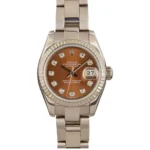 Rolex Datejust 179179 Bronze Diamond Dial Replica